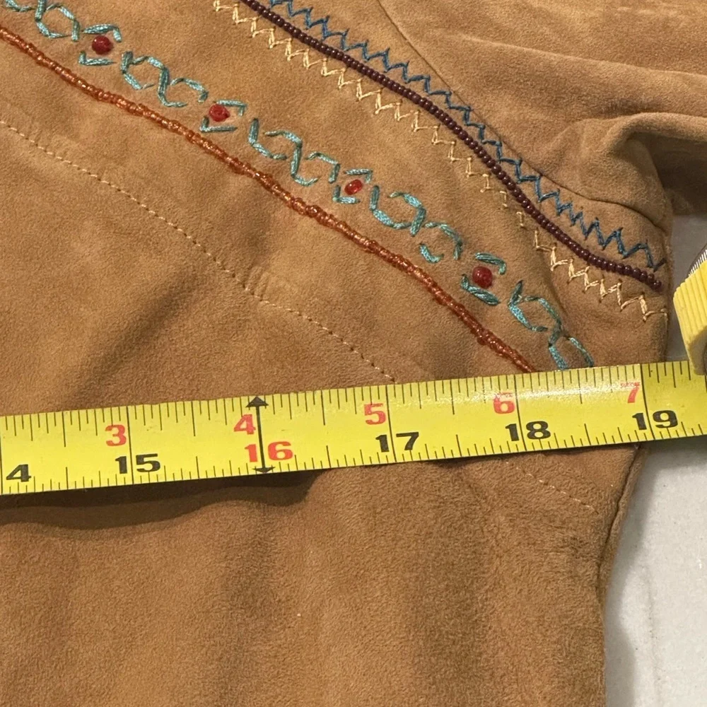 Double D Ranch Loraine beaded suede jacket. Absolutely beautiful condition. - Picture 13 of 14
